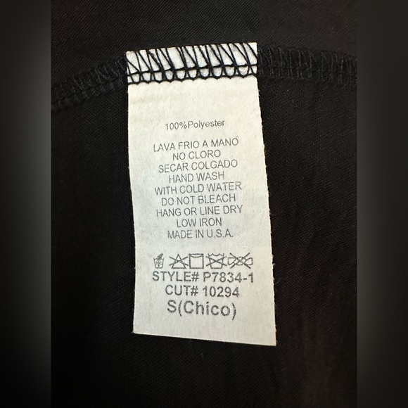 NWOT. Jodifl Solid Dress with 3/4 Bubble Sleeves. - Picture 4 of 5